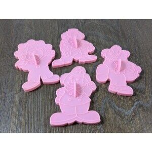 Vintage Wilton CIRCUS CLOWNS Cookie Cutters SET OF 4 Whimsical Comical Birthday